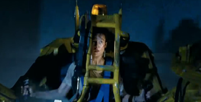 Close-up of Sigourney Weaver